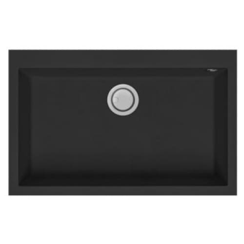 Evier de cuisine FOCUS 1 Bac granit (QUADRA.80) - Noir (QUADRA.80B) Evier de cuisine FOCUS 1 Bac granit (QUADRA.80) - Noir (QUADRA.80B)